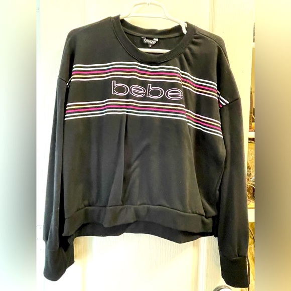 Bebe crew neck sweater size XL. Very gently used. - Picture 5 of 6